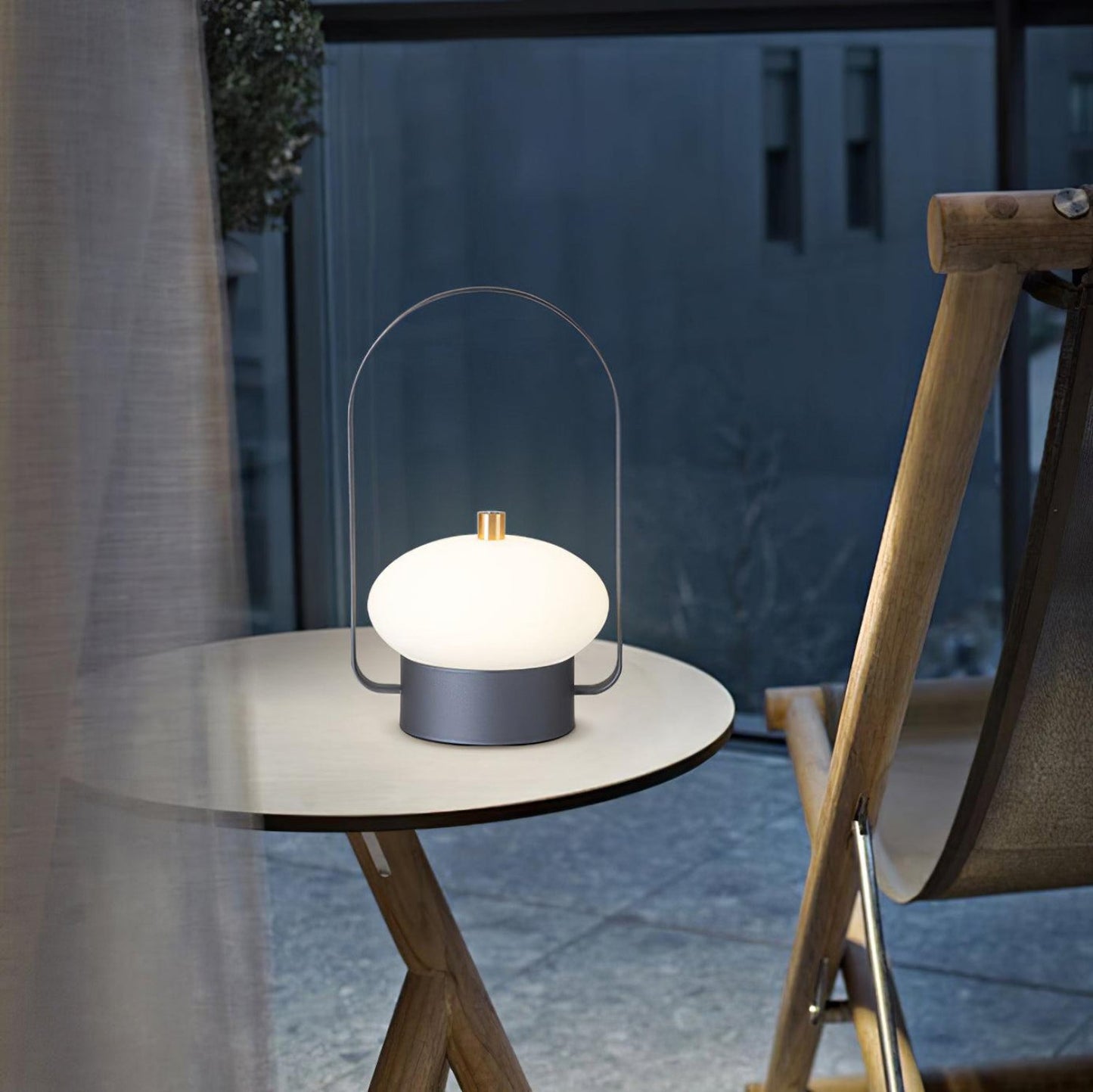 Genopladelig Trådløs Bordlampe med Blødt Stemningslys