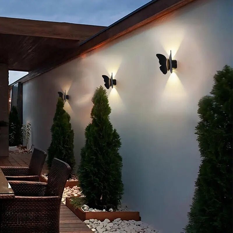 Elegant Utomhus LED-vägglampa med Energisnålt Ljus