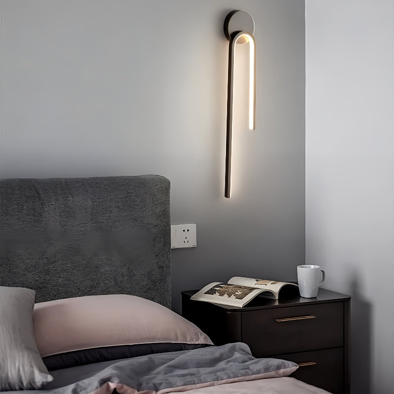 Snygg LED-vägglampa med energisnål belysning