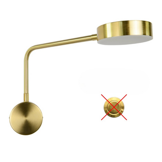 Elegant LED-vägglampa med 360° justerbart ljus