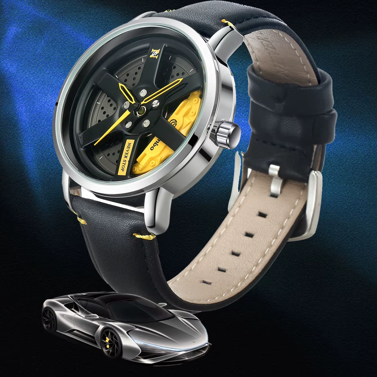 Herre Sports Chronograf Ur til Racing Enthusiaster