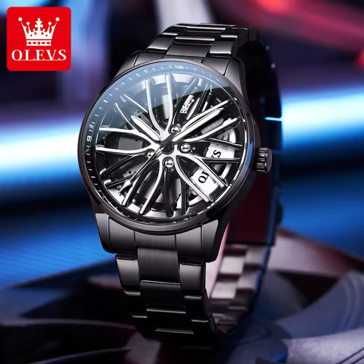 Stilfuld Herreur med Sports Chronograph Design