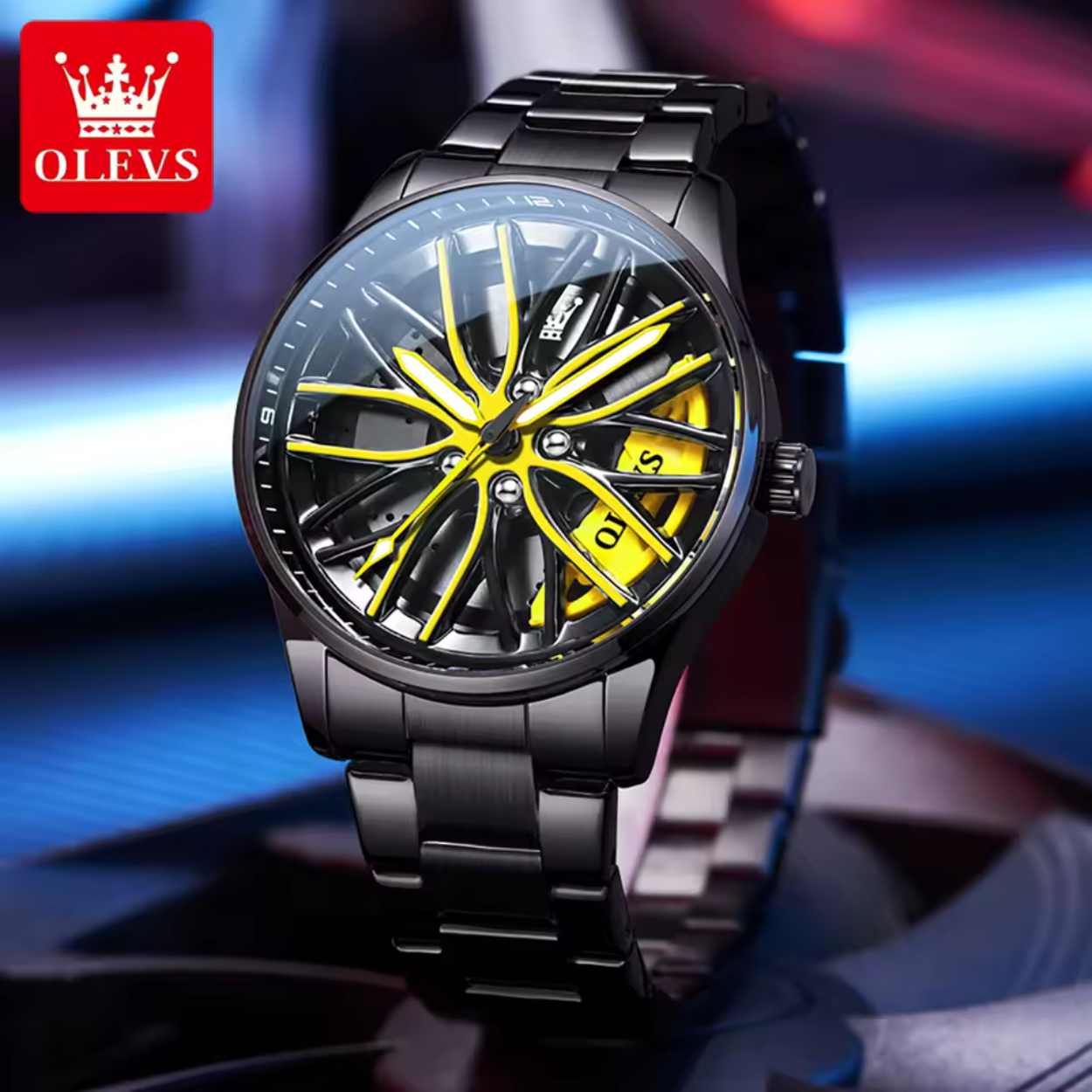 Stilfuld Herreur med Sports Chronograph Design