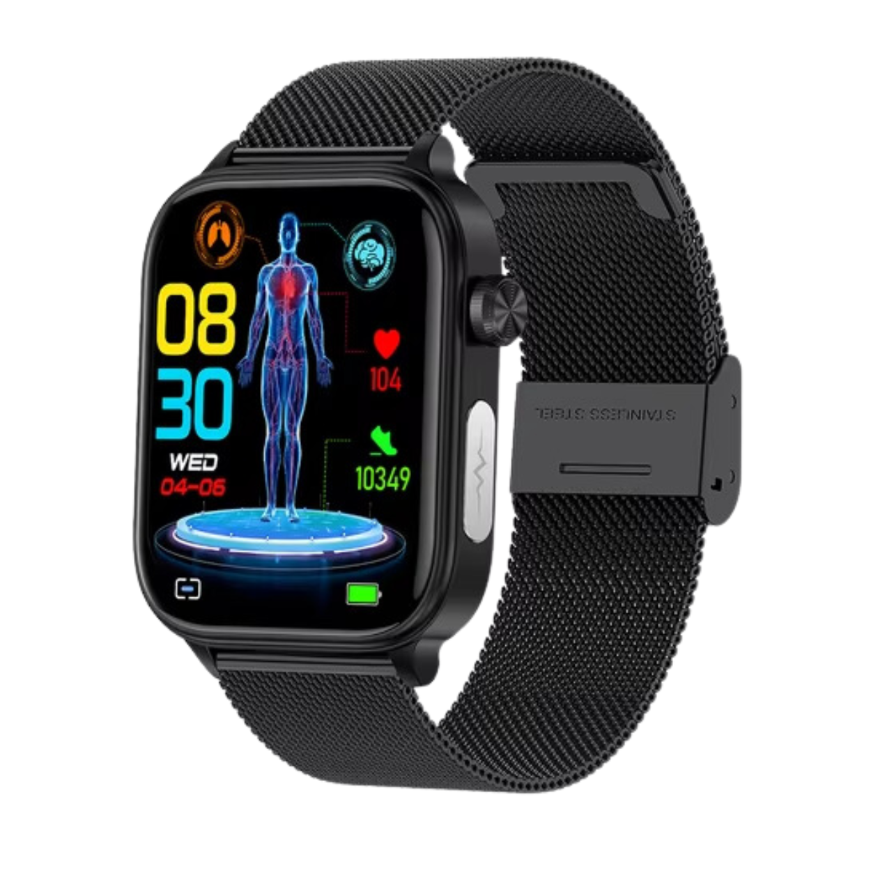Intelligent Fitness Ur med Hjerteovervågning og Sundhedsovervågning