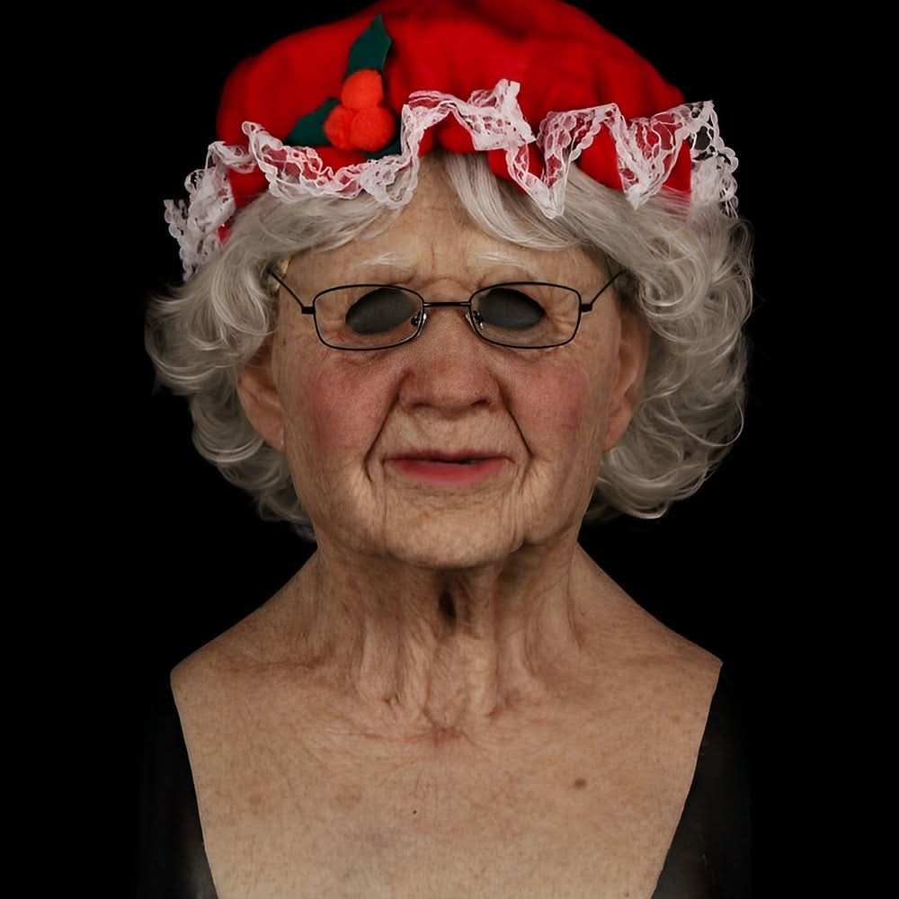 Elastisk og Realistisk Latex Halloween Maske til Voksne