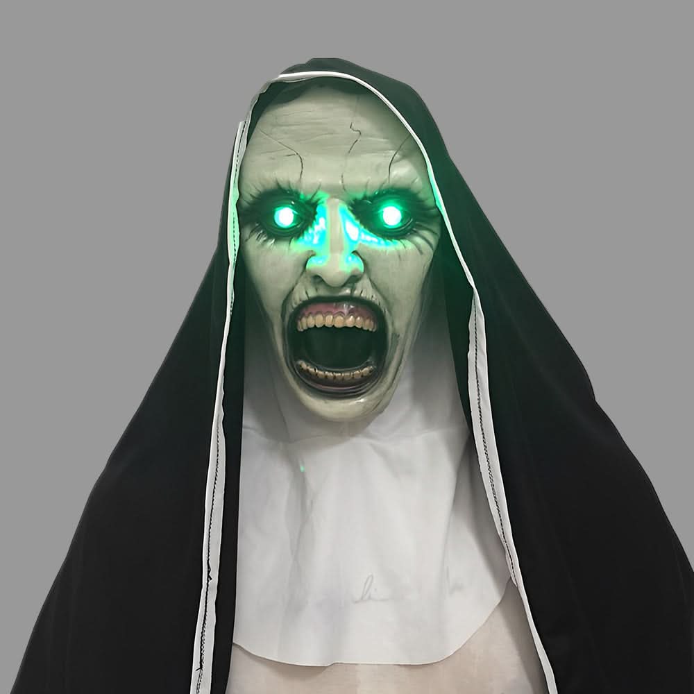Elastisk og Realistisk Latex Halloween Maske til Voksne