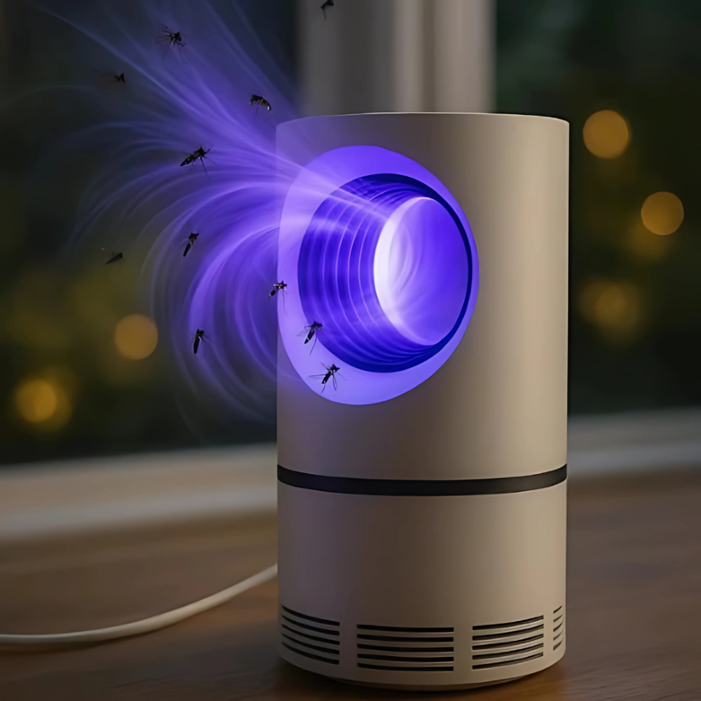 Effektiv UV Myggelampe med Støjsvag Ventilator til Indendørs Brug