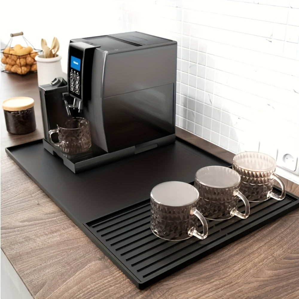 Silikonkaffebarmatta med dräneringssystem - Håller rent och torrt
