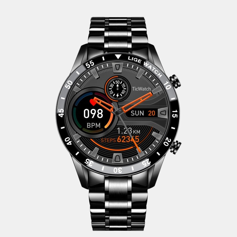 Elegant Smartwatch med Avanceret Sundhedsovervågning