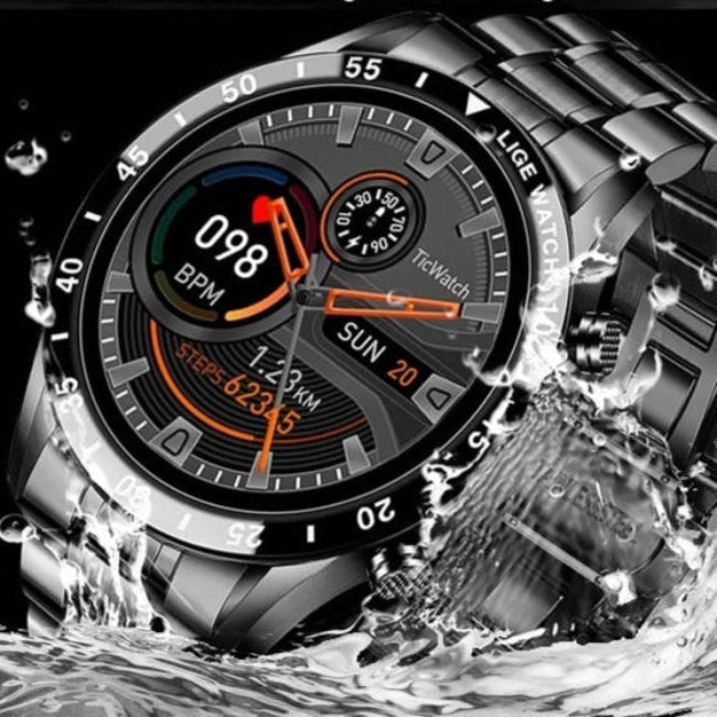 Elegant Smartwatch med Avanceret Sundhedsovervågning