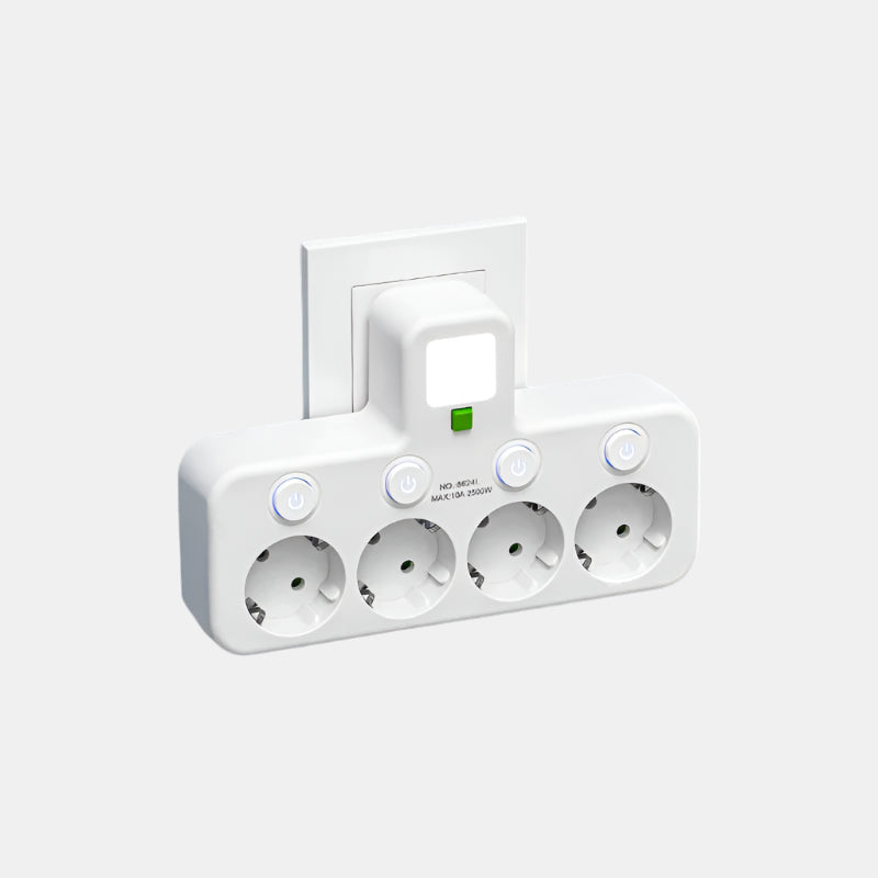 Smart Strømskinne med USB & Type-C for Effektiv Opladning