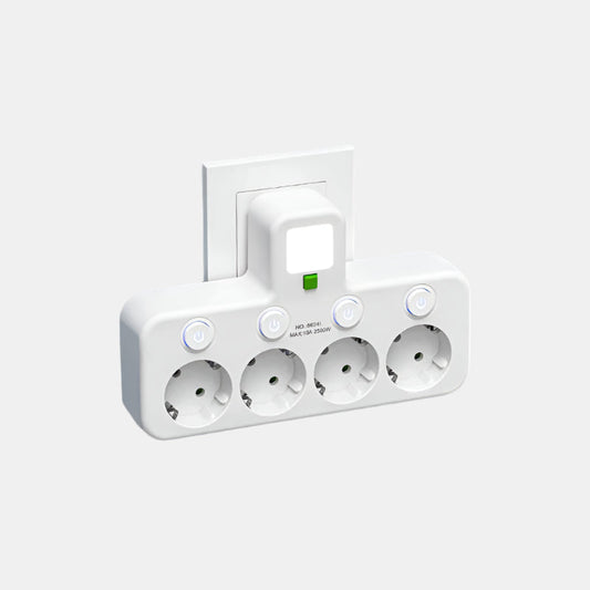 Smart grenuttag med USB & Type-C för effektiv laddning