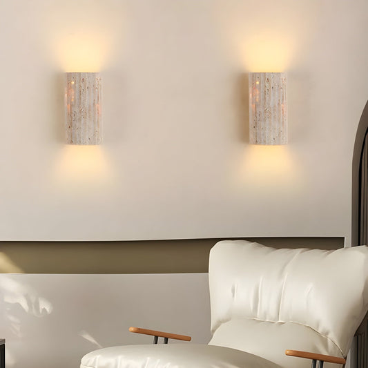 Naturstens LED Væglampe - Elegant og Energibesparende Belysning