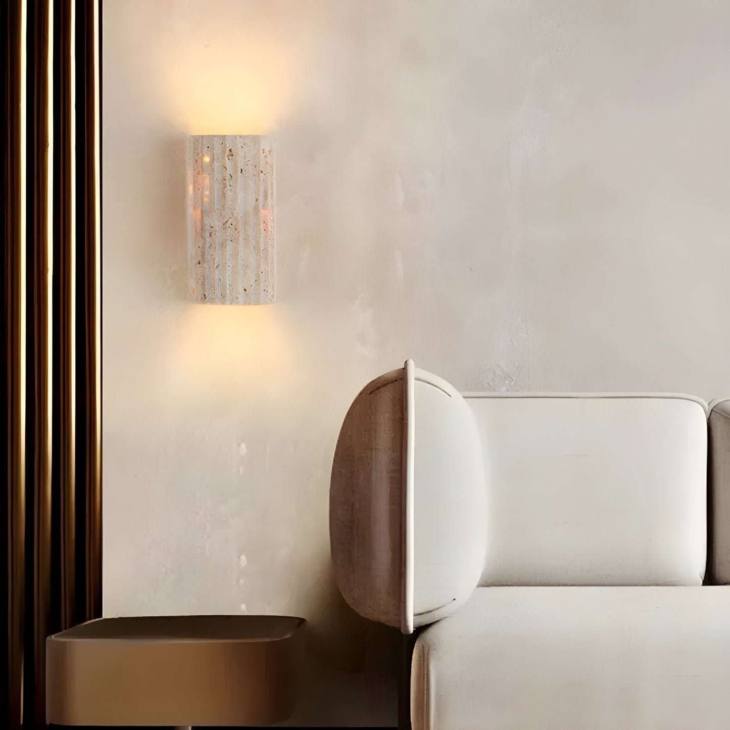 Naturstens LED-vägglampa - Elegant och energisnål belysning