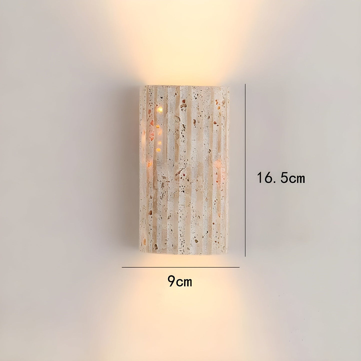 Naturstens LED-vägglampa - Elegant och energisnål belysning