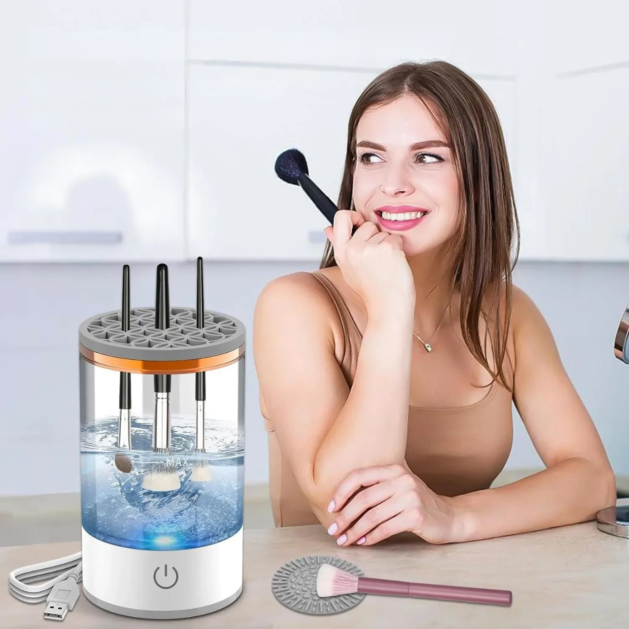 Effektiv Rensemaskine til Makeup Pensler – Hurtig og Dybdegående Rens
