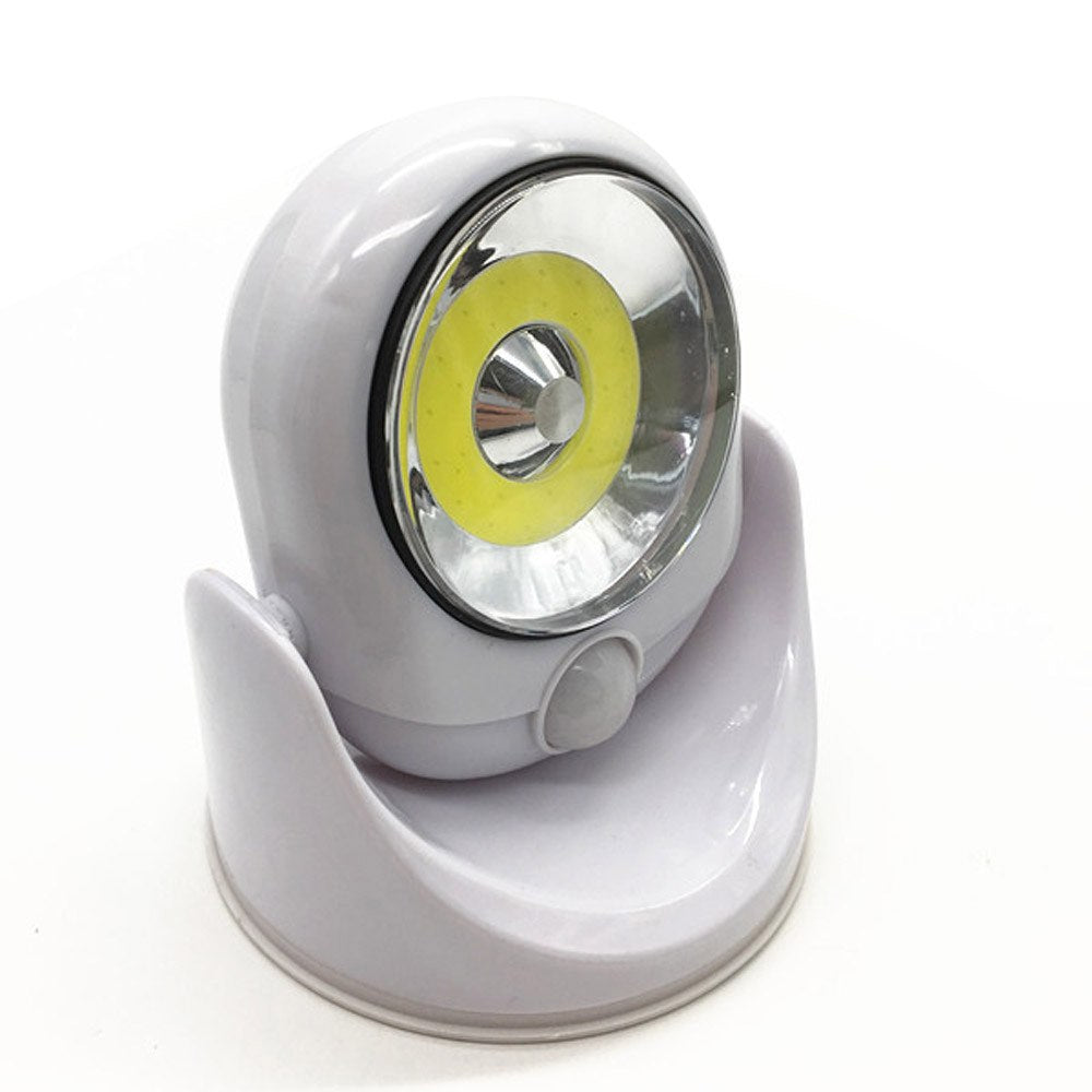 LED Säkerhetslampa med Rörelsesensor och Timer – Trådlös och Väderbeständig – 450 Lumen