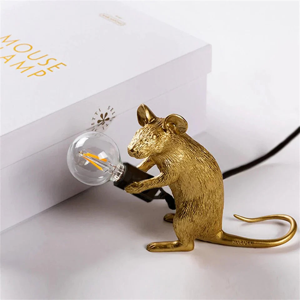 Charmerende Musebordlampe – Skab Hygge med Stil