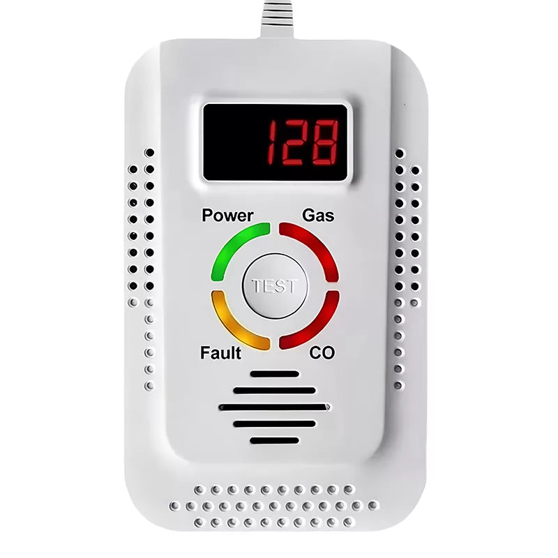 Effektiv Gas- og Kuliltealarm med Digital Visning