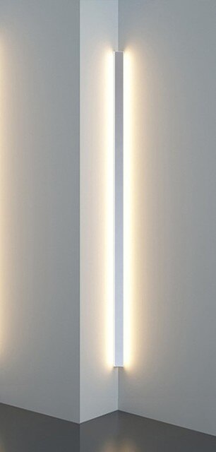 Elegant LED Væglampe i Sort - Stilfuld og Energibesparende