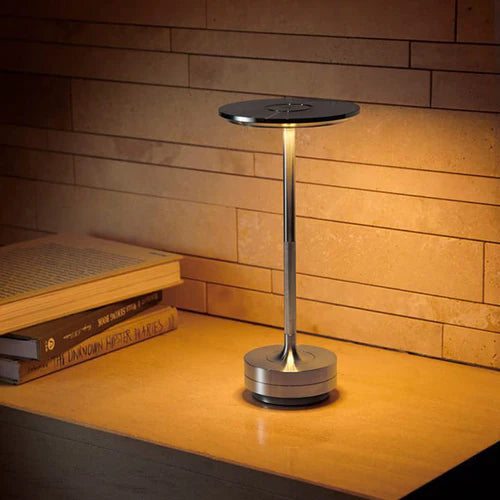 Trådløs og genopladelig bordlampe med touch – Elegant design og justerbart lys
