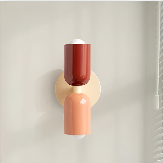 Modern LED-vägglampa med energieffektiv belysning