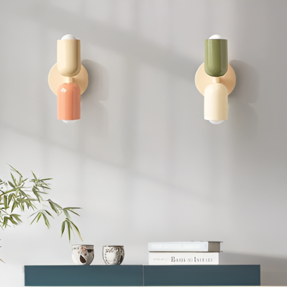 Modern LED-vägglampa med energieffektiv belysning