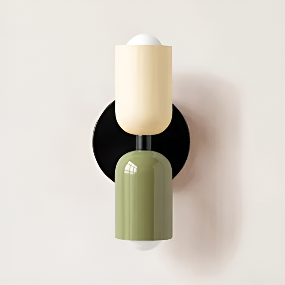 Modern LED-vägglampa med energieffektiv belysning