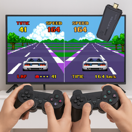 4K retrospelkonsol med tidlösa spelupplevelser