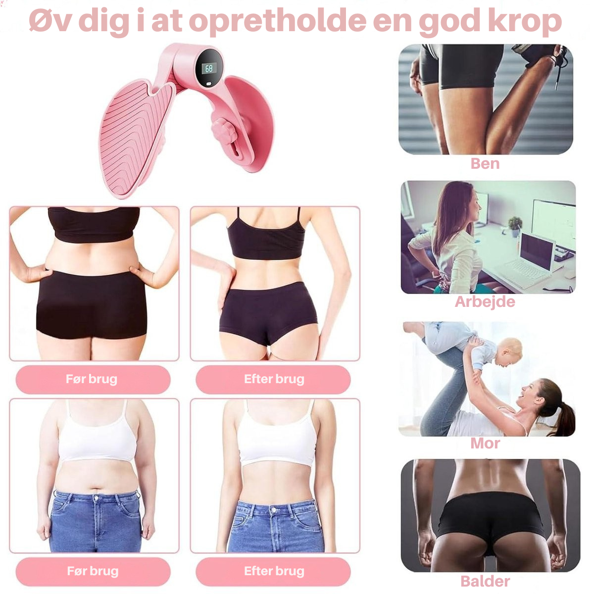 Effektiv Lår- och Bäckenbottentränare för Styrka och Komfort