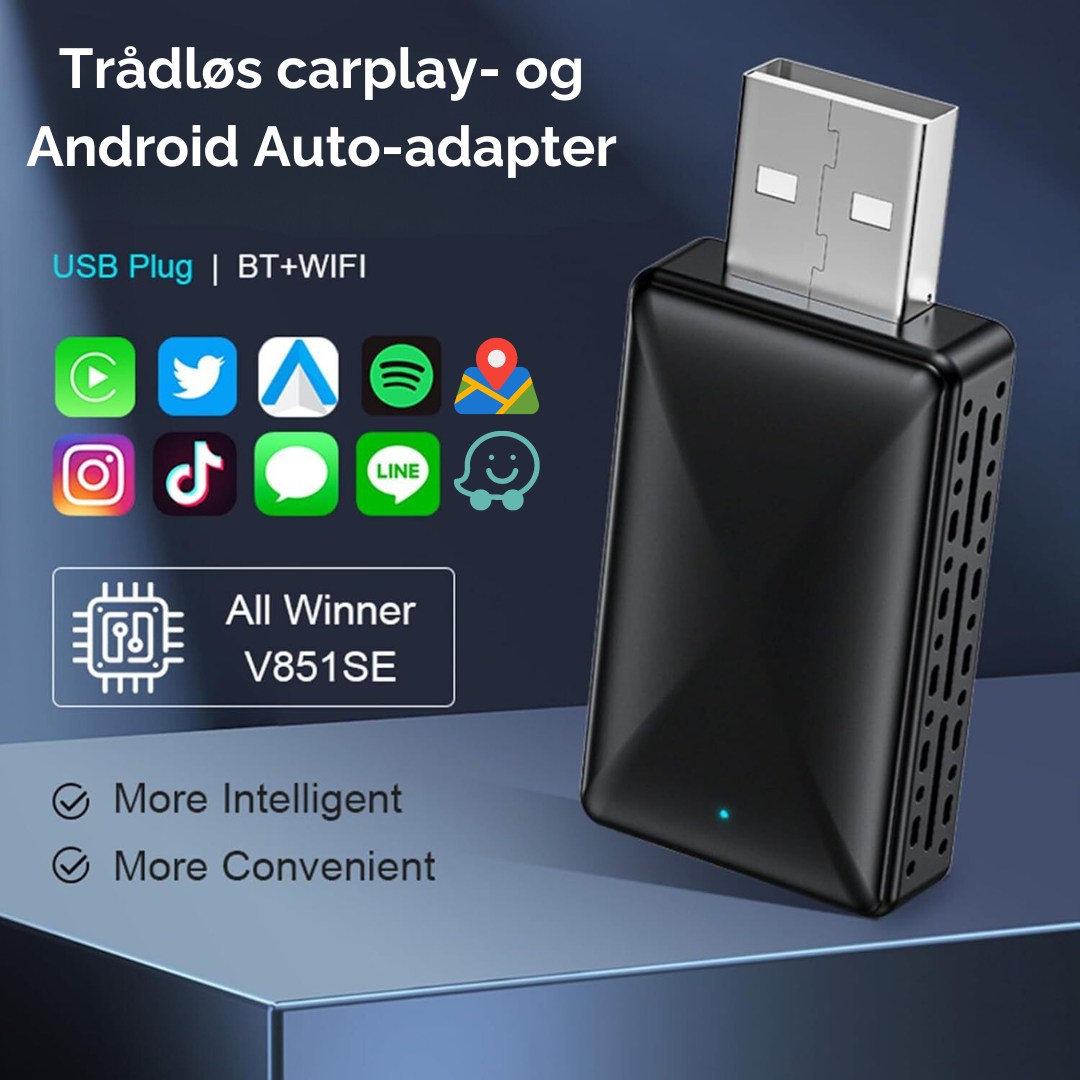 Trådløs Musikstreaming Adapter med Krystalklar Lyd