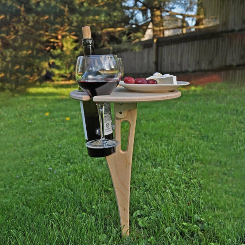 Bærbart Udendørs Vintablet - Perfekt til Picnic & Strand