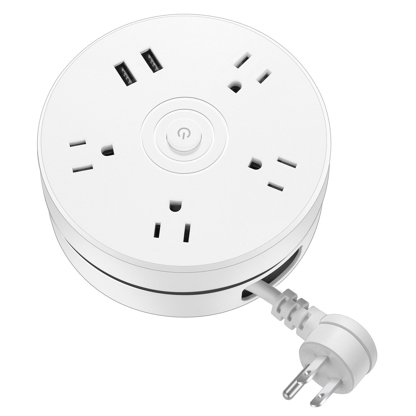 Round Total Connect-kabel för strömförlängning