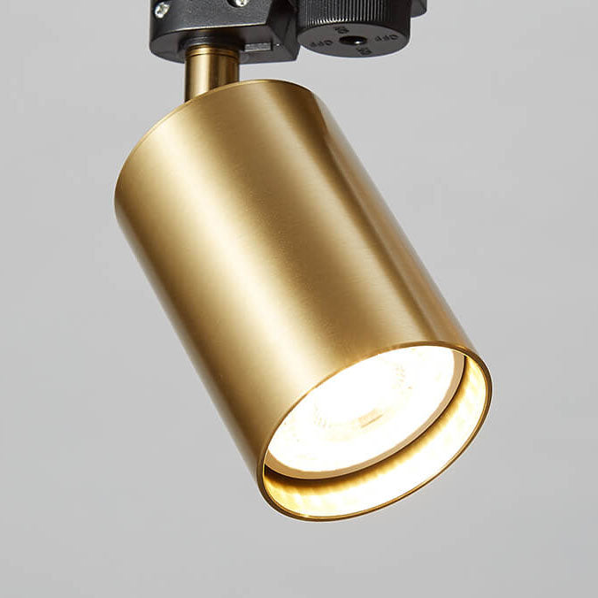 Moderne LED Loftlampe med Justerbare Spotlys i Sort Metal