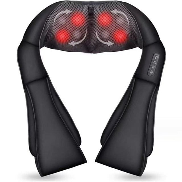 4D Shiatsu Massager til Nakke & Skuldre med Varmefunktion