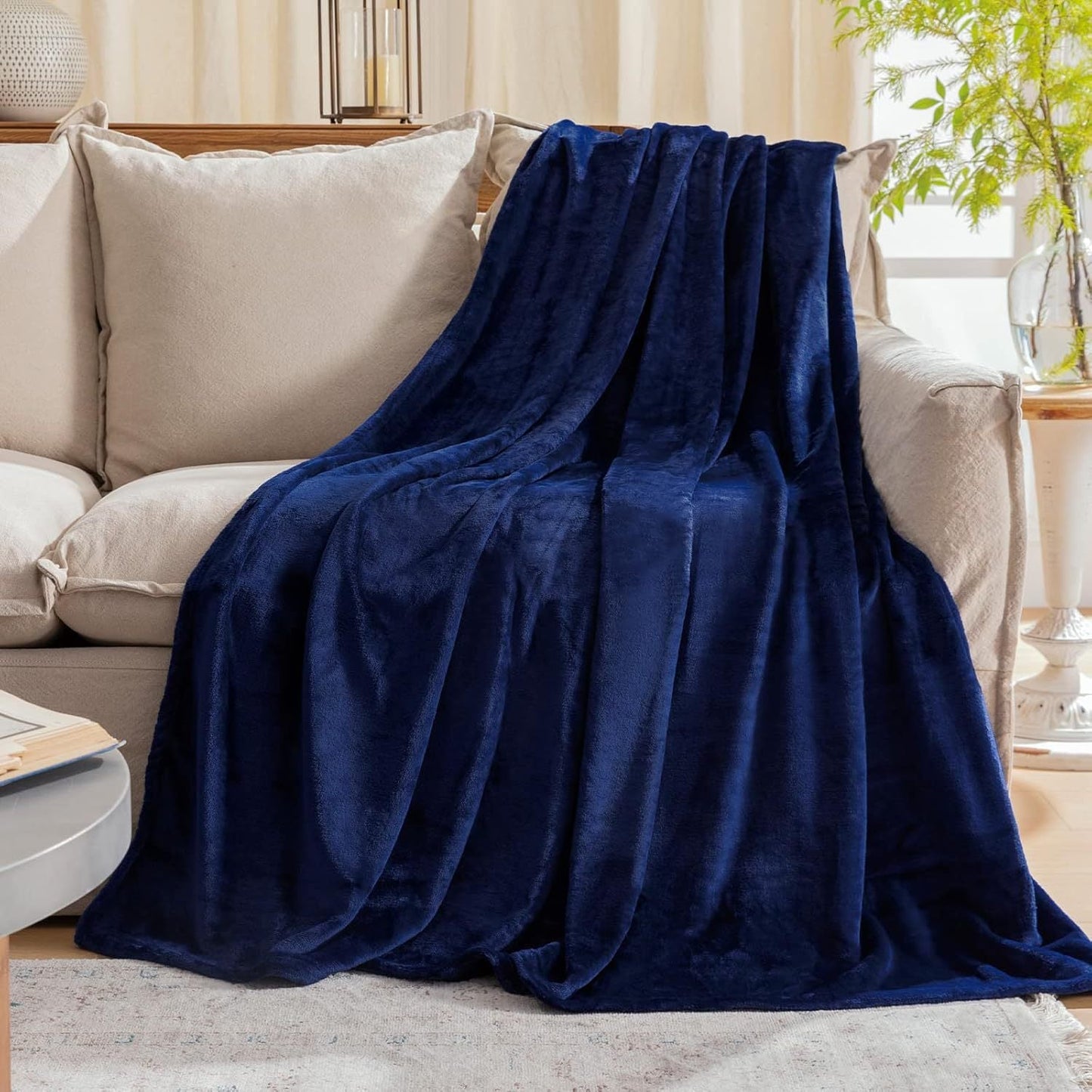 Flanell Djurpläd för Soffa – Komfort & Skydd