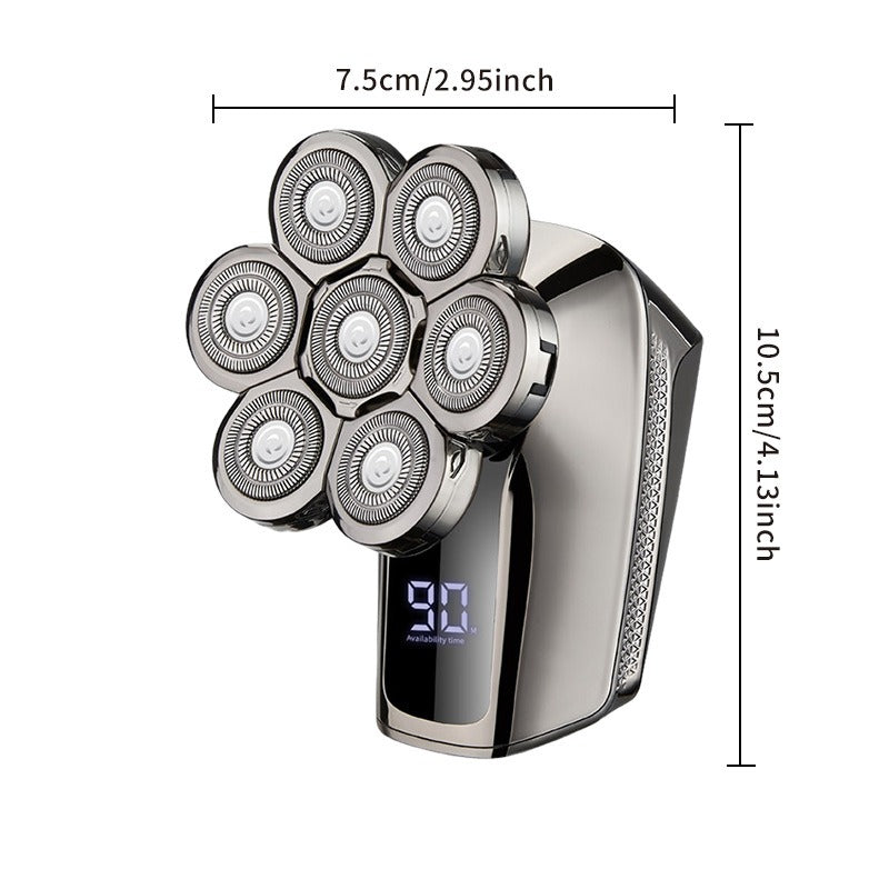 Effektiv 7D Huvudrakapparat - Vattentät med LED-display