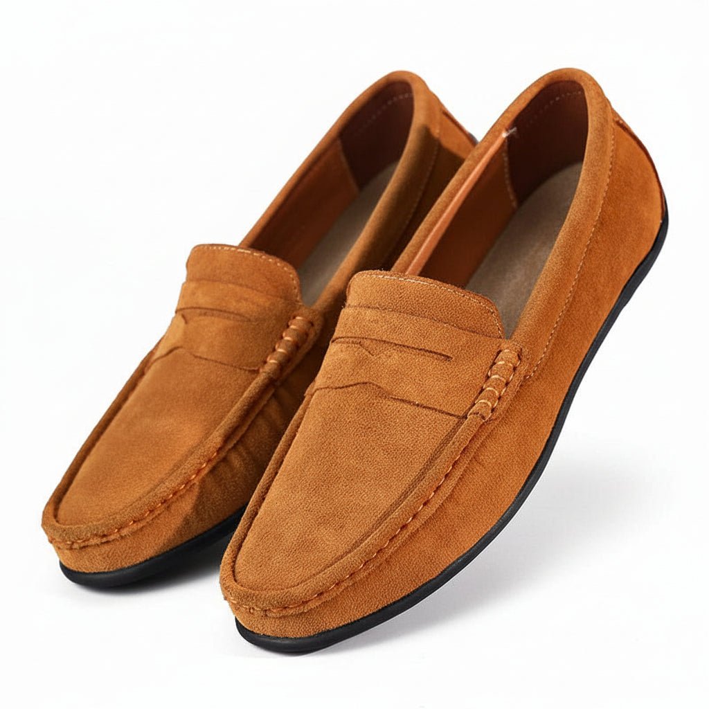Bekväma Slip On Herrskor - Klassisk Stil för Vardagsbruk