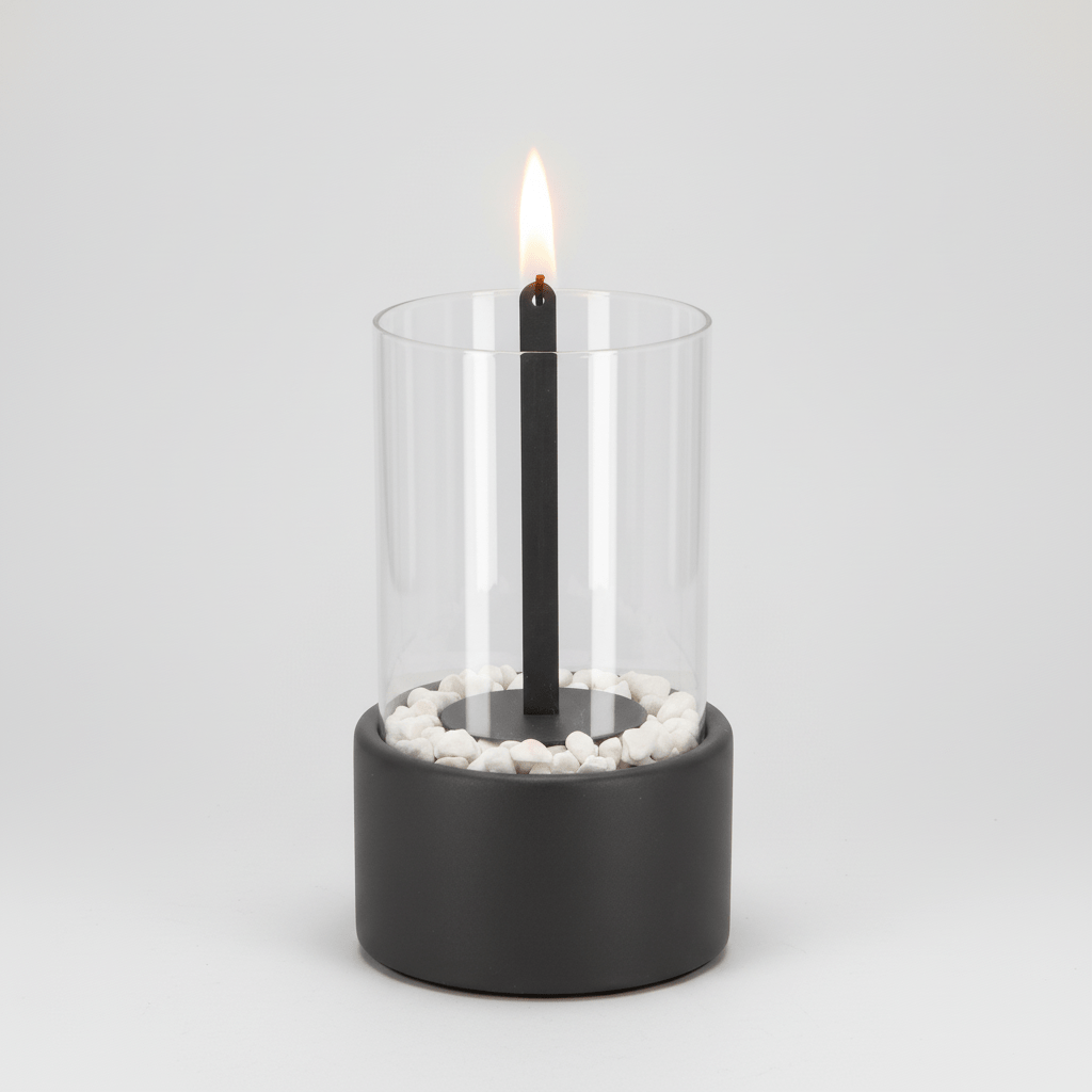 Elegant Glas Olie Lampe til Stemningsfuld Belysning
