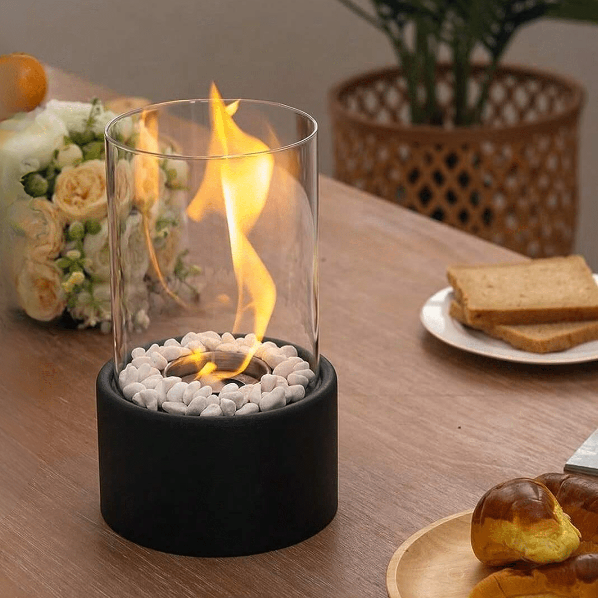 Elegant Glas Olie Lampe til Stemningsfuld Belysning