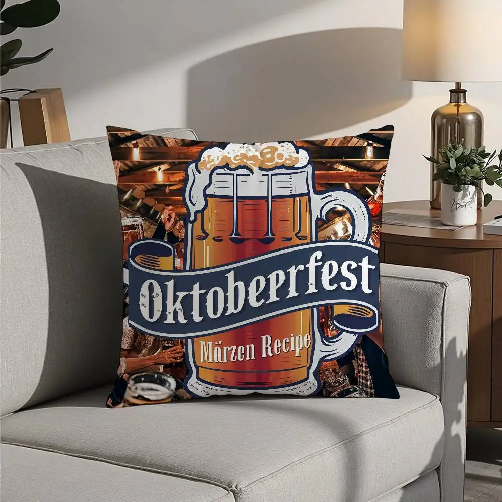 Dekorativ pude med tryk - Festlig og holdbar komfort
