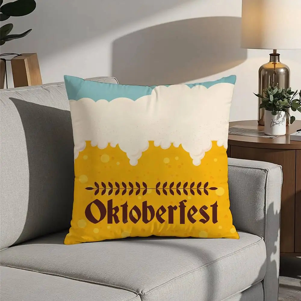 Dekorativ pude med tryk - Festlig og holdbar komfort