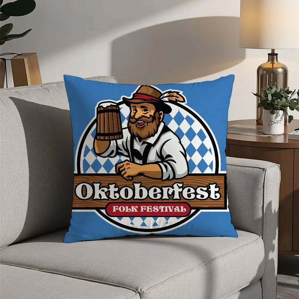 Dekorativ pude med tryk - Festlig og holdbar komfort