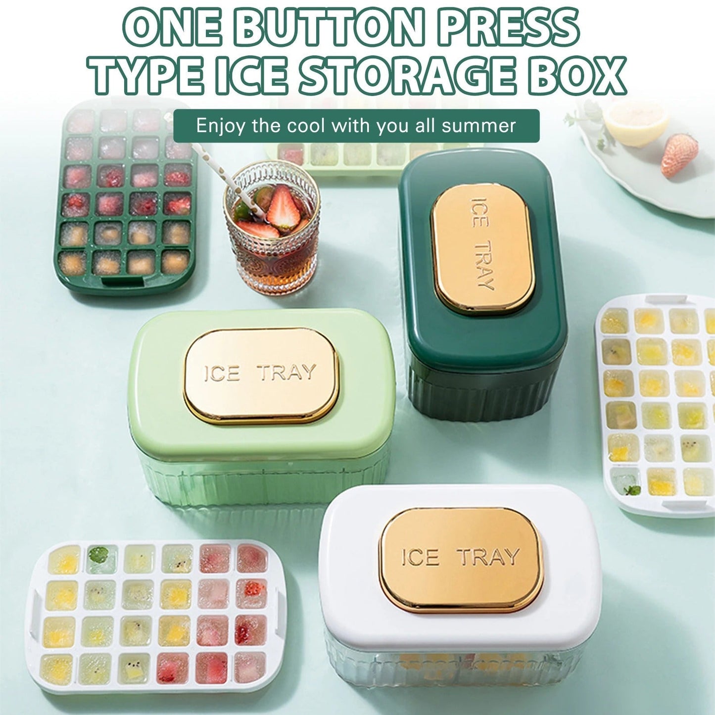 One-Press Isterningmaskine Box