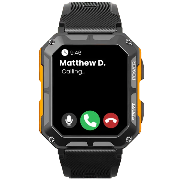 Robust Smartwatch med Pulsmonitor og Skridttæller