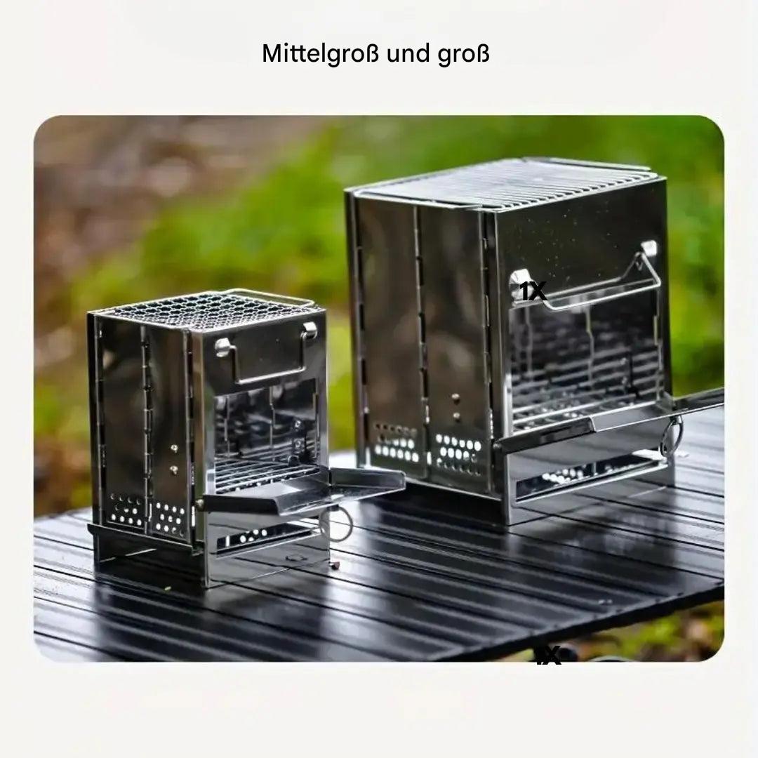 Sammenklappelig Stålbrænder - OutdoorGlimt
