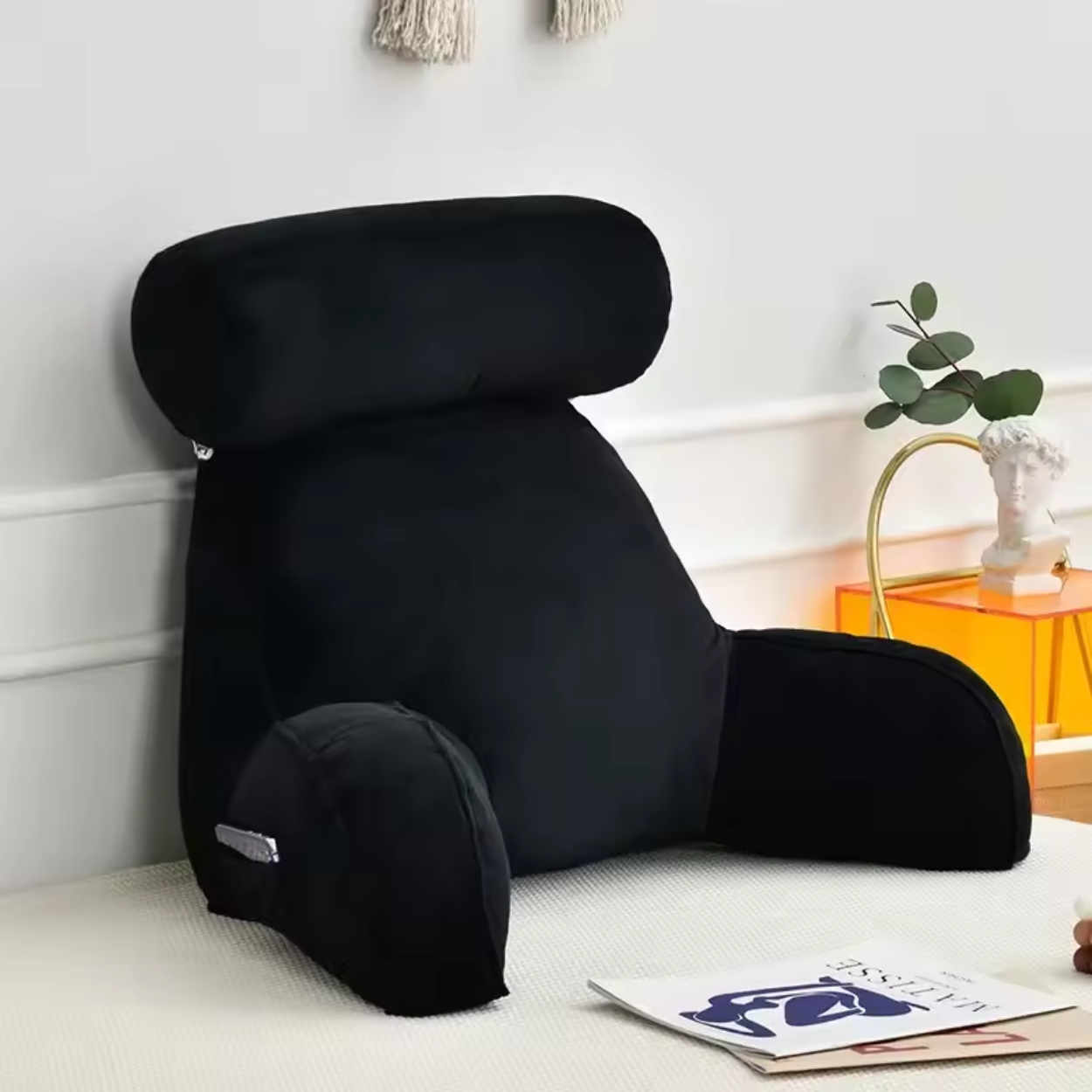 Ergonomisk läskudde i memoryskum för ultimat komfort