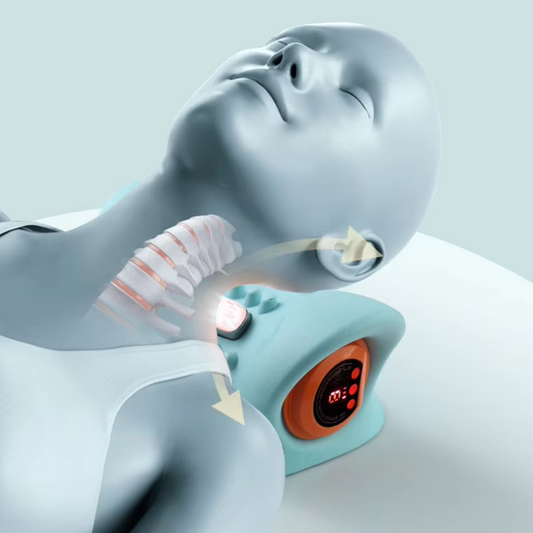Intelligent Nakkemassagepude med EMS og Varme