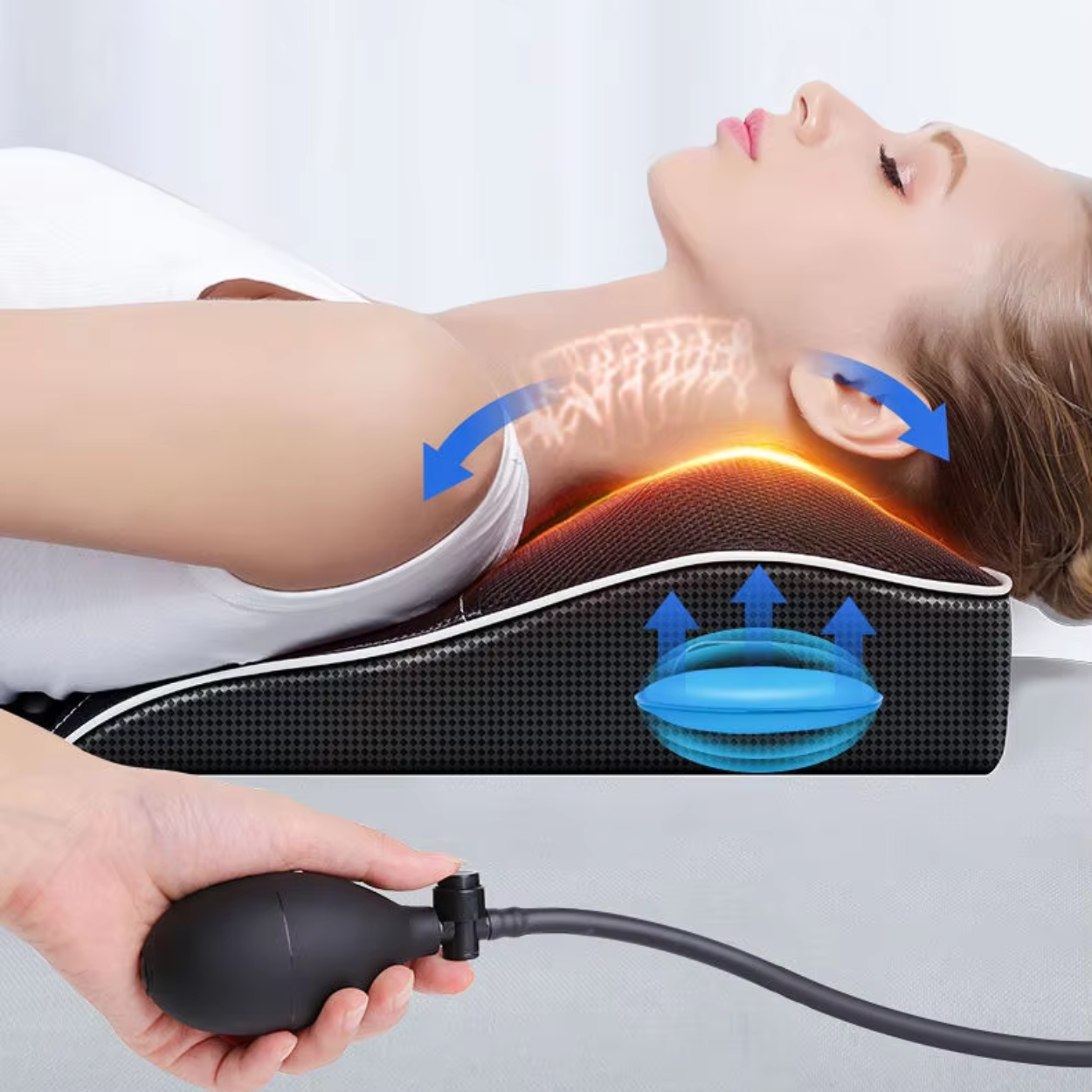 Elektrisk Massagepude til Ryg og Skuldre med Varme