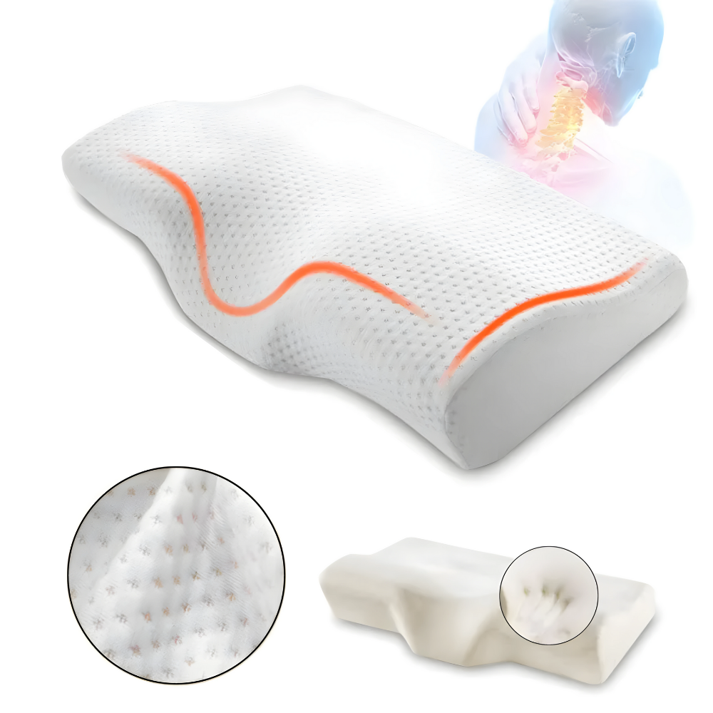 Ergonomisk Nakkepude i Memory Foam for Sund og Afslappet Søvn